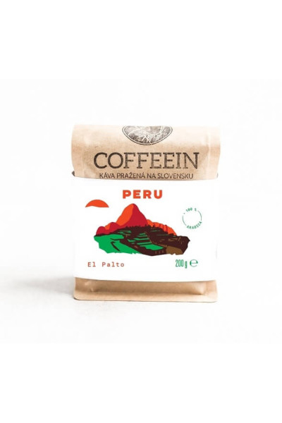 COFFEEIN Peru El Palto zrnková káva 200g