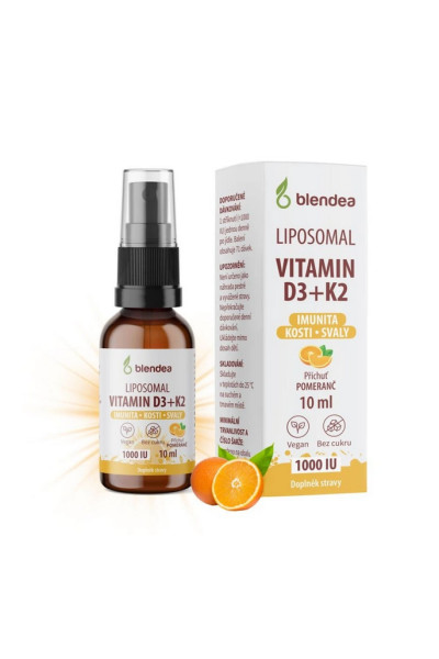 Blendea Lipozomálny Vitamín D3+K2 sprej 10 ml