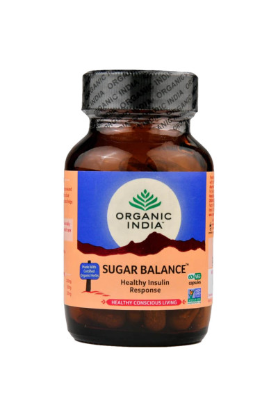 Organic India Sugar Balance – hyperglykémia, metabolizmus 60 kapsúl