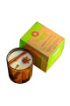 ARÔME Organická vykurovacia sviečka 200g v skle so zlatou fóliou, Lemongrass & Spice 1ks