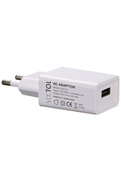 Sixtol Univerzálny USB sieťový adaptér 5V/2A, pre difuzéry Car Flame, Bloom a Honey 1ks