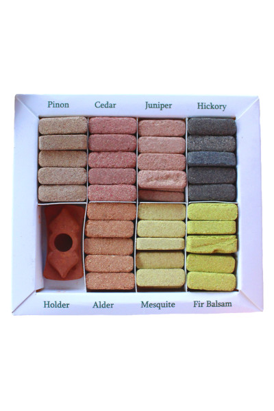 AWM Balenie Prírodných Vonných Tehličiek a Stojana - Divoký Západ  70 ks