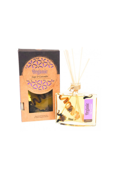ARÔME Organický difuzér 150 ml s tyčinkami, Sage & Lavender 1ks