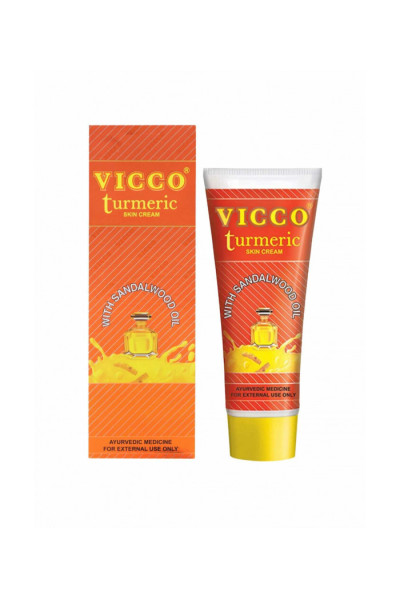 Vicco Pleťový krém s kurkumou a santalovým olejom - na čierne bodky, mastnú pleť 50g