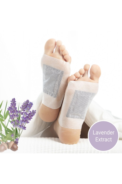 INNOVAGOODS  DETOXIKAČNÉ NÁPLASTI NA NOHY LAVENDER 10 KUSOV