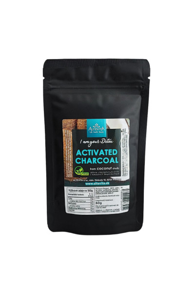 Altevita ACTIVATED CHARCOAL - CARBO aktívne uhlie prášok 60g