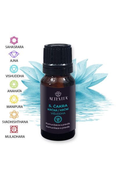 Altevita zmes esenciálnych olejov 5. Krčná čakra (Višuddha) 10ml