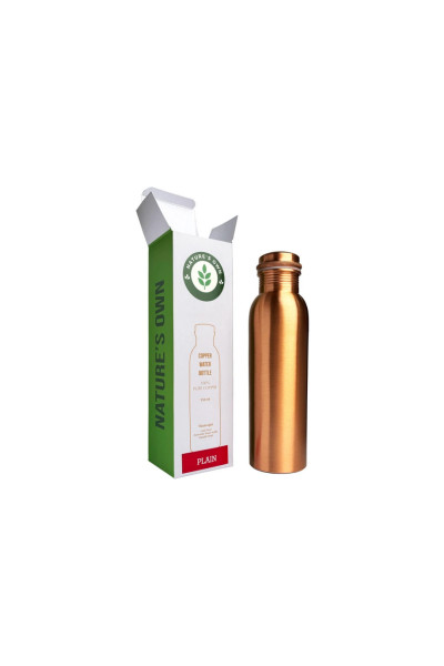 Nature's Own Medená fľaša na vodu vzor Hladký, 950 ml