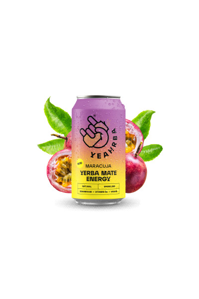 Yeahrba Yerba Mate Energy Maracuja 330 ml