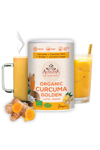 Altevita BIO CURCUMA GOLDEN LATTE / FRAPPE 220g