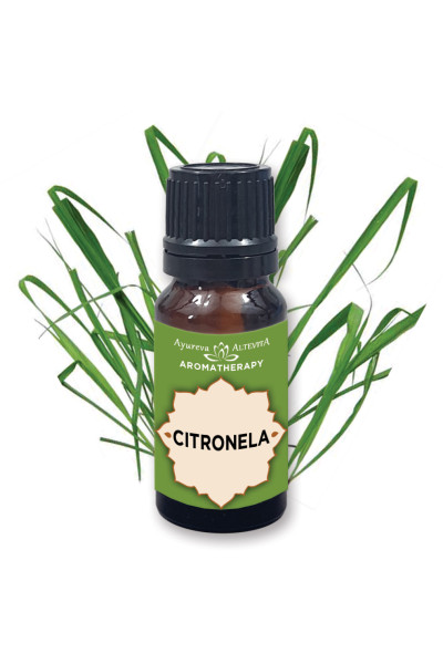 Altevita 100% esenciálny olej CITRONELA - Olej jasnosti a očistnej sily 10ml