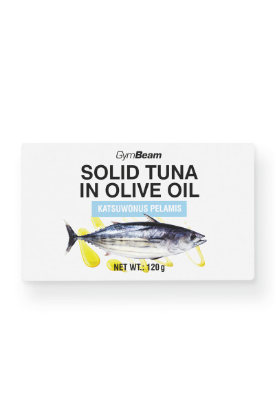 GymBeam Tuniak v olivovom oleji 120g