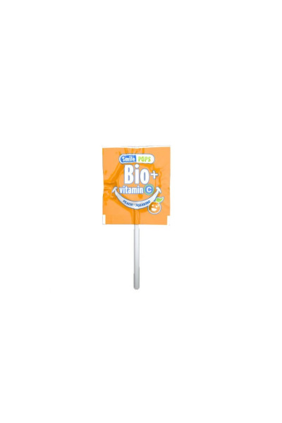MEKE BIO lízanka Úsmev s vitamínom C broskyňa 5,6 g