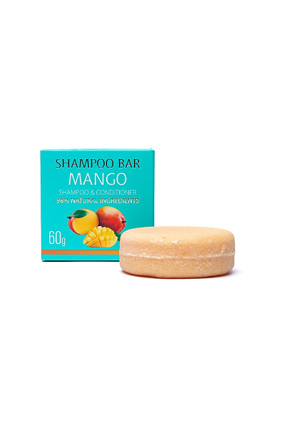 Saules Prírodný tuhý šampón mango na všetky typy vlasov 60g