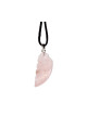 Prívesok - Liečivý kameň - Anjel - krídlo 1ks Typ: Rose quartz