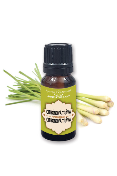Altevita 100% esenciálny olej LEMONGRASS (citrónová tráva) - Olej čistenia od nepotrebného 10ml