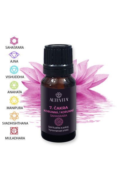Altevita zmes esenciálnych olejov 7. Korunná čakra (Sahasrara) 10ml