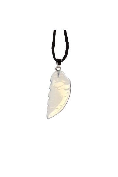 Prívesok - Liečivý kameň - Anjel - krídlo 1ks Typ: Clear quartz