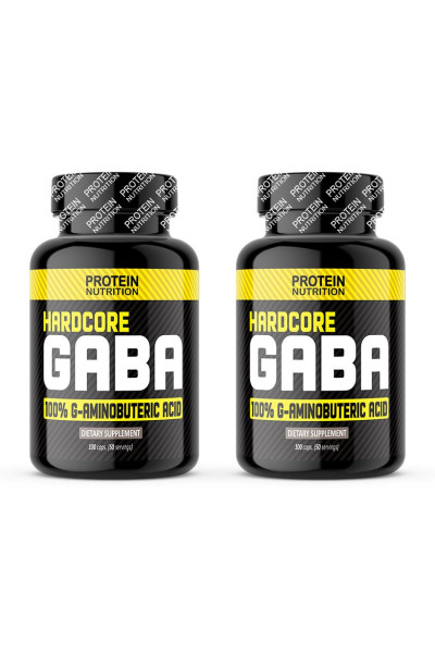 Protein Nutrition 1+1 Zadarmo: Hardcore GABA, 100 kapsúl