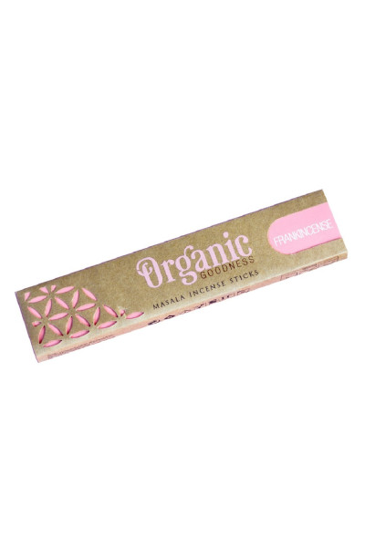 ARÔME Vonné tyčinky Organic Goodness Masala, Frankincense 12ks