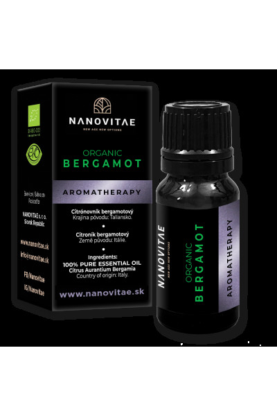 NANOVITAE BERGAMOT esenciálny olej – ORGANIC quality 10ml
