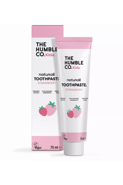 The Humble Co. Detská Zubná pasta Jahoda 75ml