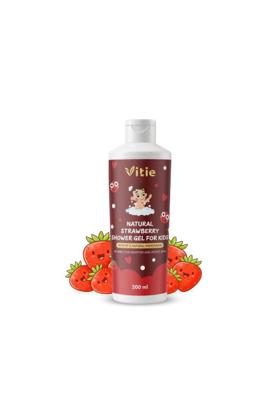 Vitie Prírodný detský sprchový gél Jahoda 200 ml
