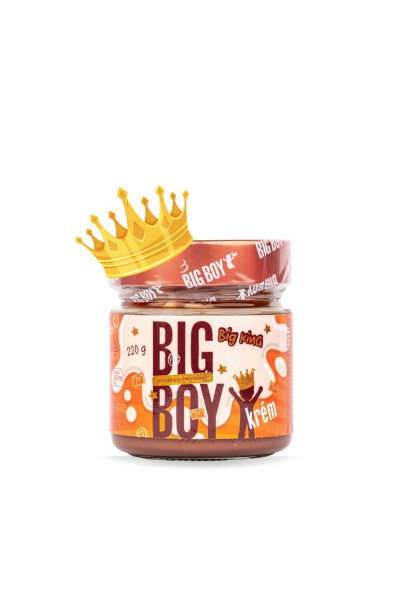 BIG BOY® Big King - Krém s lieskovými orechmi s mliekom a karamelom 220g