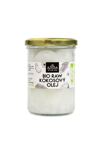 Altevita BIO RAW panenský Kokosový Olej 420 ml