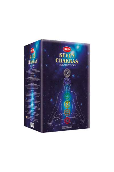 HEM SEVEN CHAKRAS Masala vonné tyčinky 1 balenie