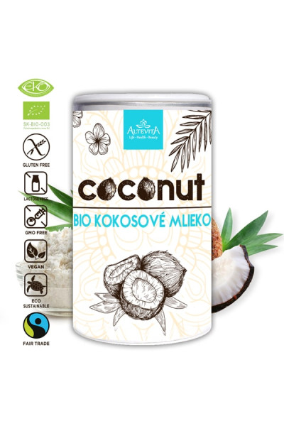 Altevita BIO kokosové mlieko 160g