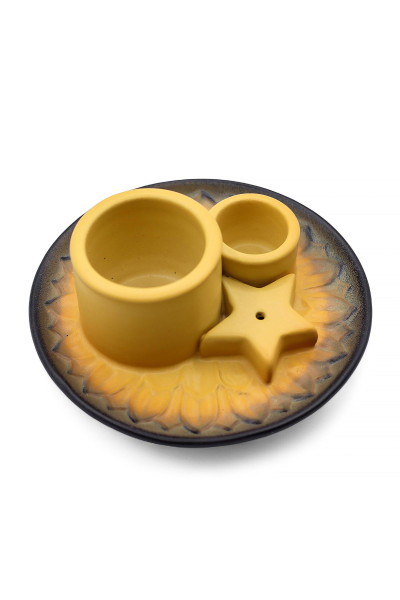 AWM  Stojan na Palo Santo a Vydymovadlá - Mandala - Piesková a Sivá 1ks