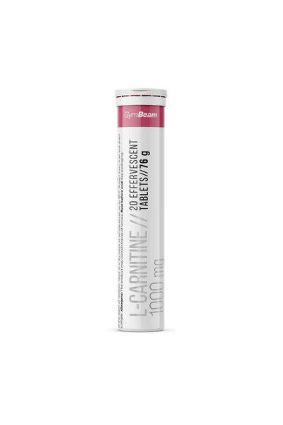 GymBeam L-Karnitín 1000 mg šumivý 20 tabliet