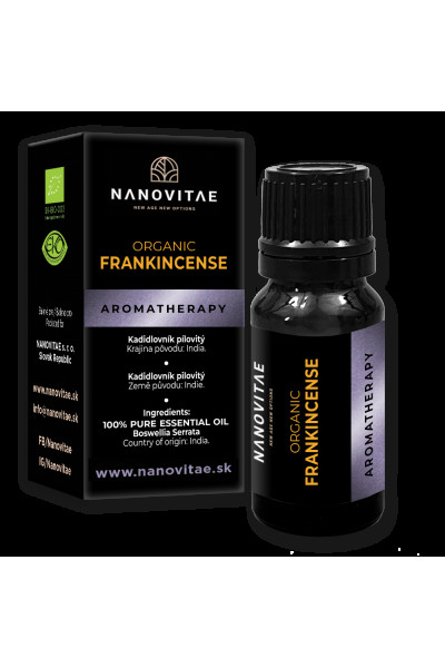 NANOVITAE Kadidlo esenciálny olej – ORGANIC quality 10ml