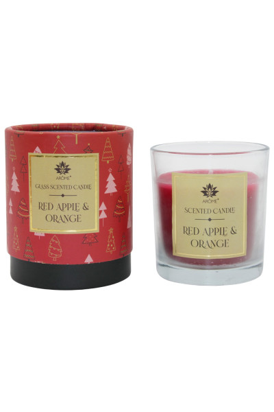 ARÔME Sviečka v papierovej tube Red Apple & Orange 120 g