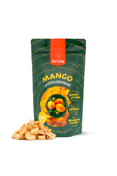 GRIZLY Mango lyofilizované 50g