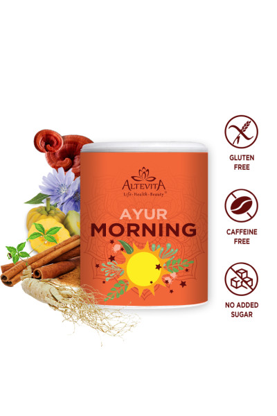 Altevita AYUR MORNING kávovinový nápoj s bylinami 100g