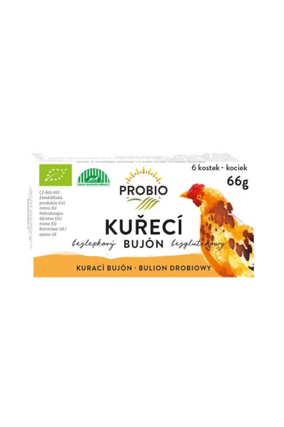 PROBIO BIO Bujón kurací - kocky 6 x 0,5 l 66 g
