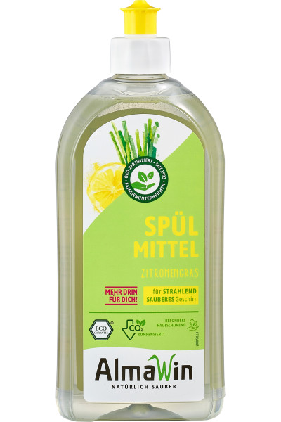 Almawin Tekutý prostriedok na riad LEMONGRASS 500 ml