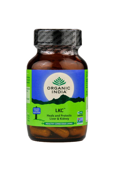 Organic India Liver Kidney Care – zdravá pečeň a obličky, žlčové cesty 60 kapsúl