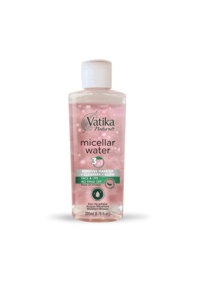 Vatika Naturals Dabur Ružová micelárna voda 3 v 1, 200 ml