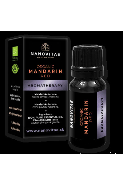 NANOVITAE MANDARINKA esenciálny olej – ORGANIC quality 10ml