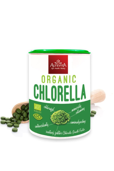Altevita BIO Organic Chlorella 160g - 640 tabliet