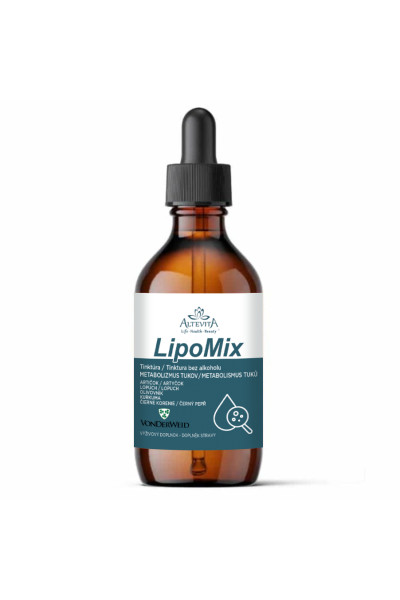 Vonderweid LipoMix – zmes funkčných bylinných tinktúr bez alkoholu 100ml