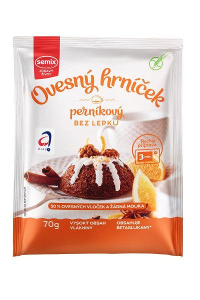 Semix Ovsený hrnček perníkový bez lepku 70 g
