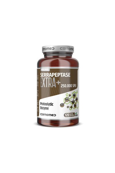 Carnomed Serrapeptase EXTRA + 250.000SPU 120 kapsúl