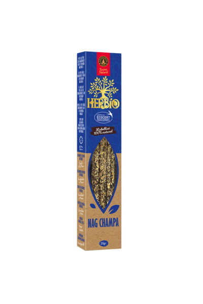 Ecocert Herbio vonné tyčinky Smudge Incense Nag Champa 20g