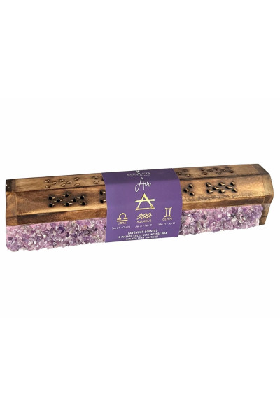 ARÔME Elements drevený box na vonné tyčinky Vzduch, 10 tyčiniek