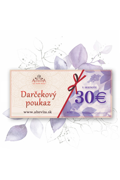 Darčeková poukážka 30€