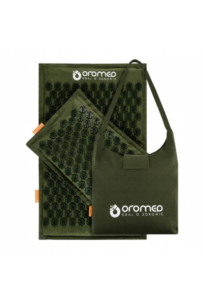 OROMED  MÄKKÁ AKUPRESÚRNA PODLOŽKA ORO-HEALTH ZELENÁ 43 X 67 CM 1ks